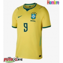 Camiseta Brasil Matheus Cunha #9 Primera Equipación Mundial 2026 manga corta